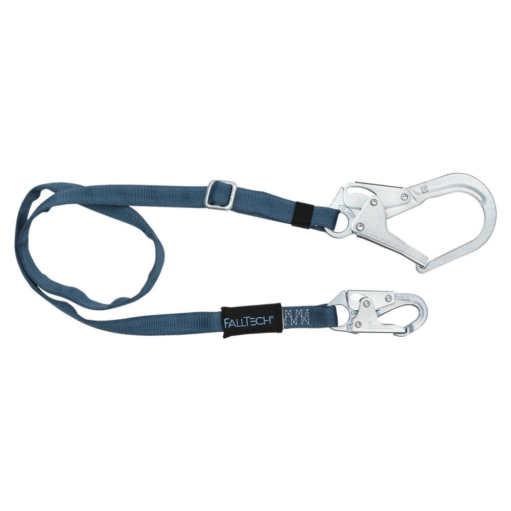 Falltech 4-6′ Adjustable Polyester Web Restraint Lanyard – 82093