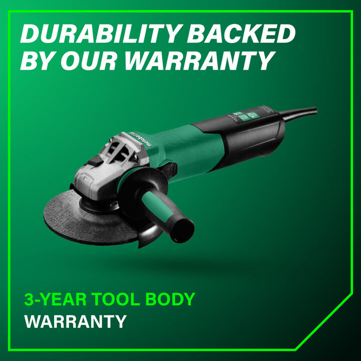 Metabo HPT WEV 15-150 HT 6 Inch Angle Grinder, large image number 10