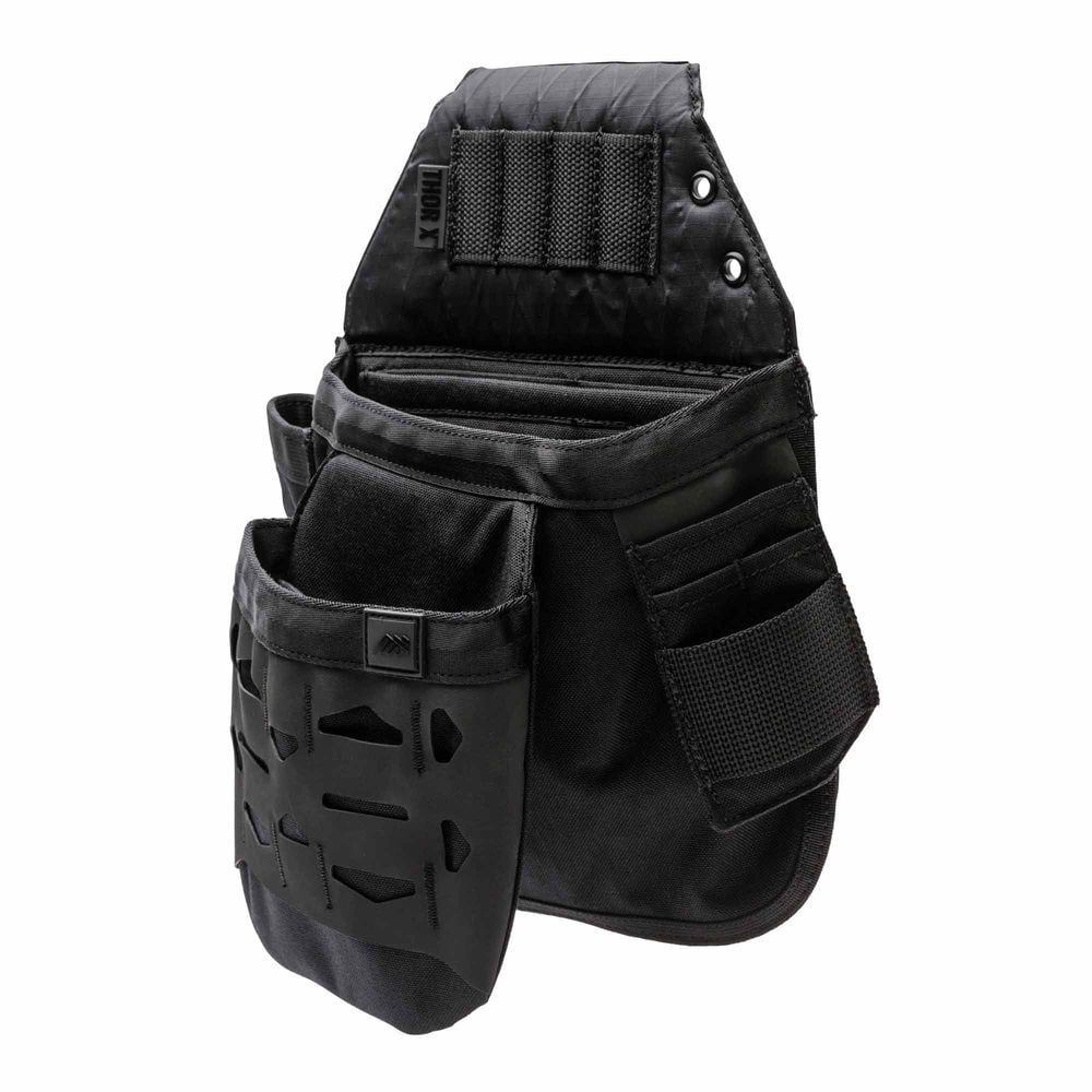 Diamondback Toolbelts Thor X Black Left Side Pouch with Hook & Loop Closure, large image number 3