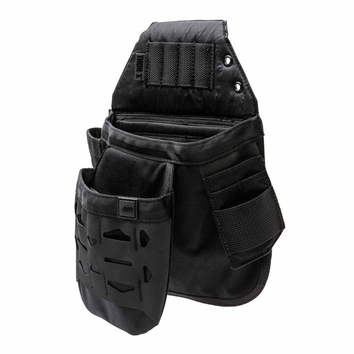 Diamondback Toolbelts Thor X Black Left Side Pouch with Hook & Loop Closure, large image number 2