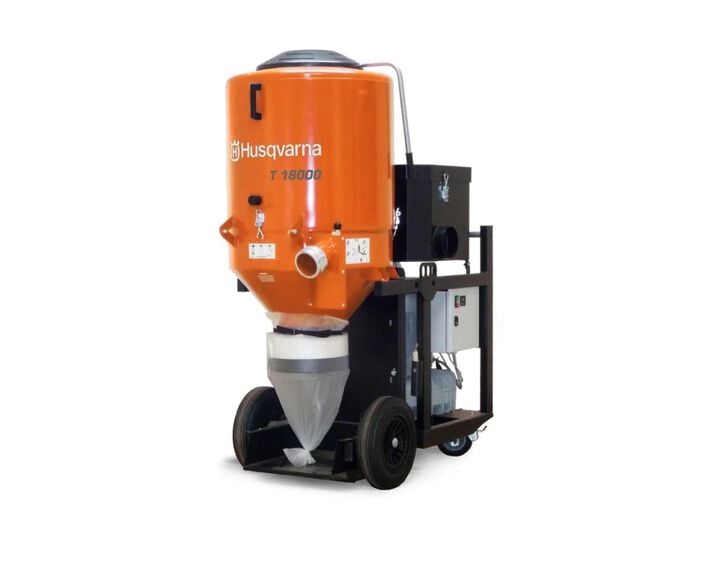Husqvarna Construction T 18000 480V 24HP Industrial Dust Extractor Reconditioned