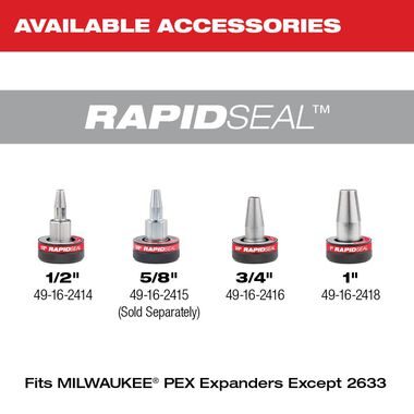 Milwaukee M12 FUEL ProPEX Expander Kit with 1/2inch-1inch RAPID SEAL ProPEX Expander Heads, large image number 8