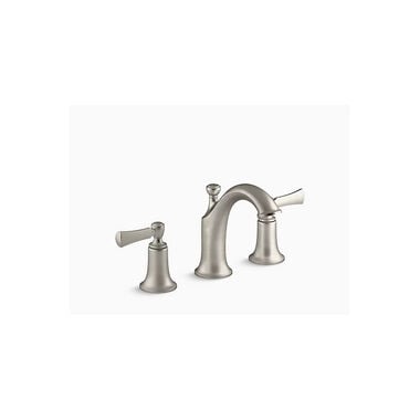 Kohler Elliston Bathroom Sink Faucet Nickel 2 Handle Widespread