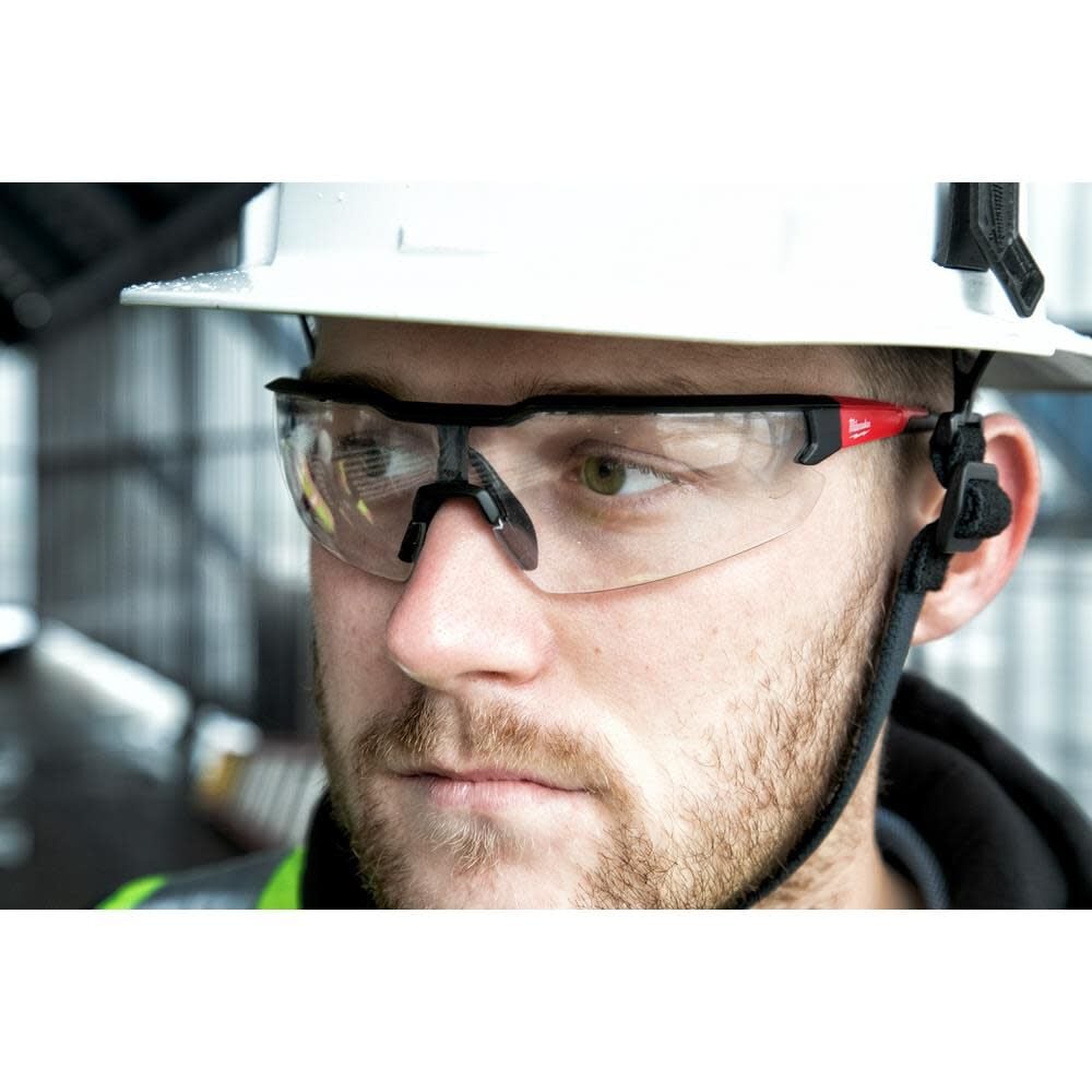 Milwaukee Safety Glasses - Clear Anti-Scratch Lenses, large image number 3