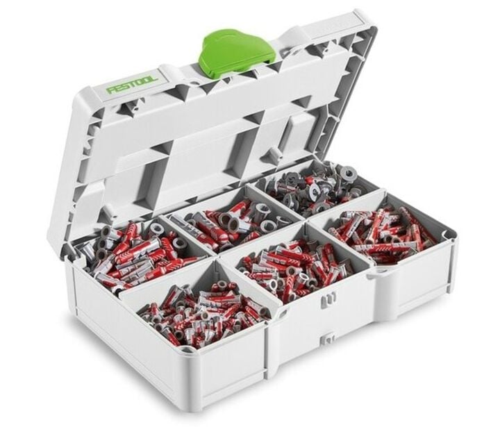 Festool SYS3 S 76-DBL-Set Dowel Set with Systainer3 SYS3 S 76
