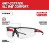 Milwaukee 3PK Safety Glasses - Clear Anti-Scratch Lenses, small image number 2