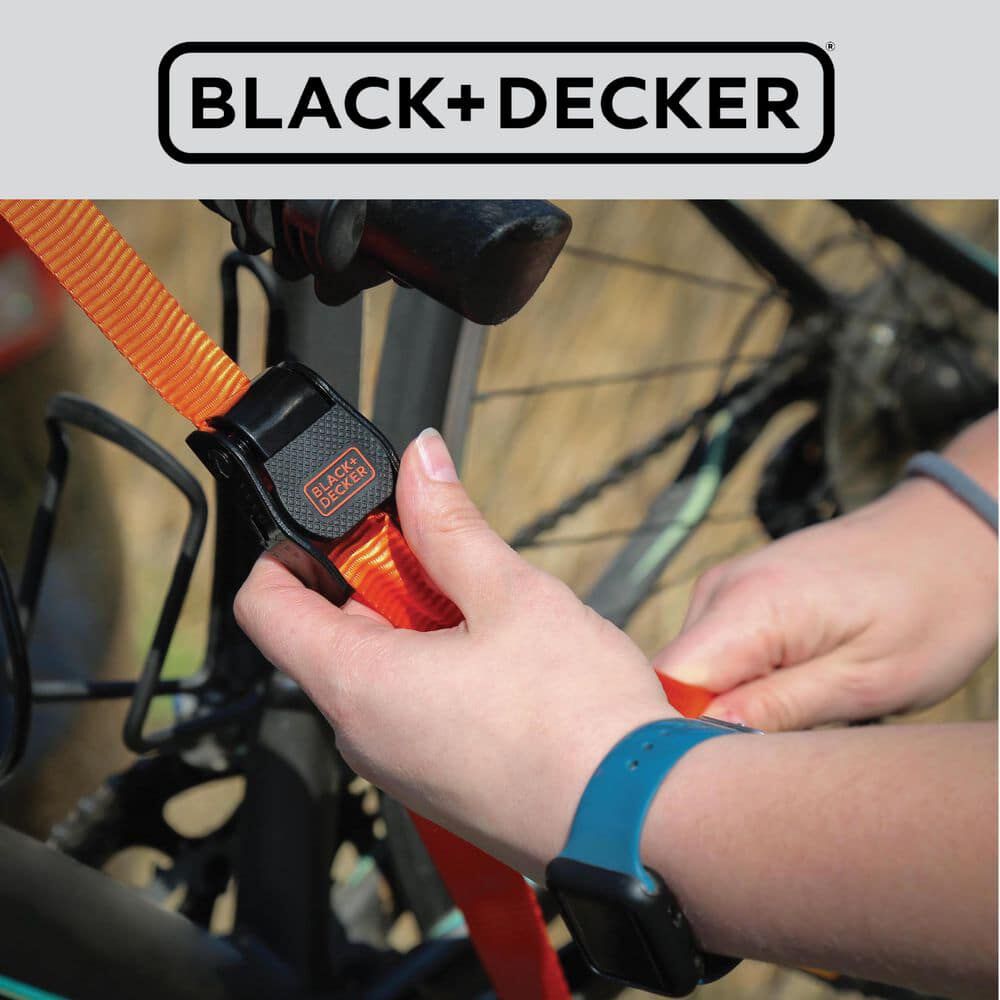 Black and Decker 1 Inch x 10 Ft Cam Buckle Tie Downs 4 Pieces, large image number 6