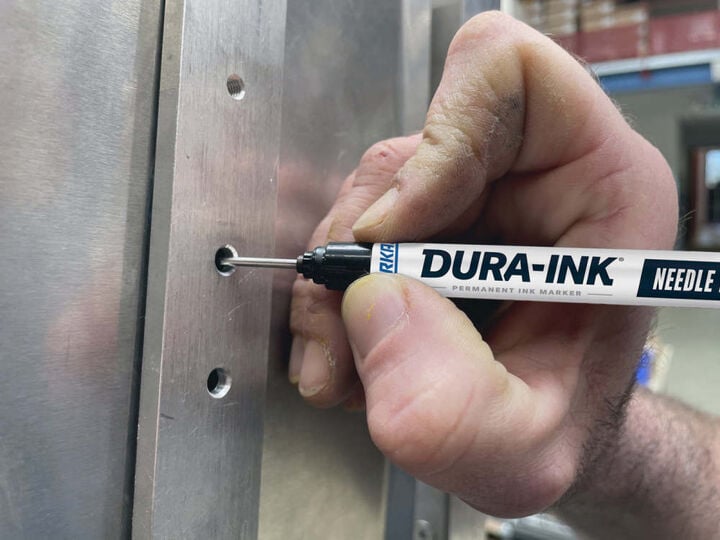 Markal Dura-Ink 1/32 Inch Tip Needle Nose Permanent Ink Marker Black, large image number 3