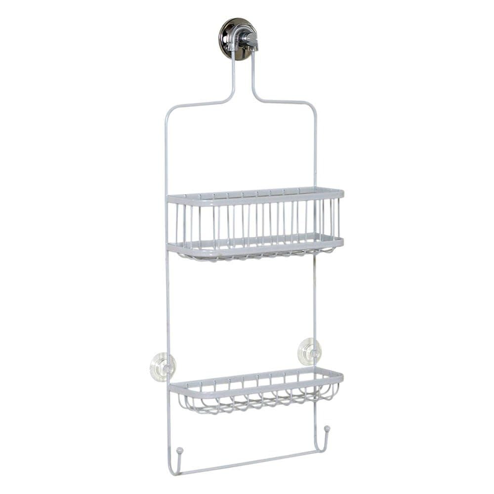 Zenith Over the Showerhead Caddy White Steel Premium – 7617WW