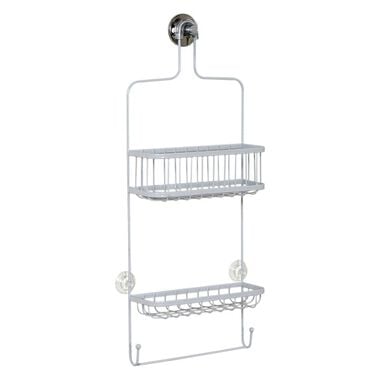 Zenith Over the Showerhead Caddy White Steel Premium