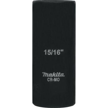 Makita 15/16 in. Deep Well Impact Socket 1/2 in. Drive