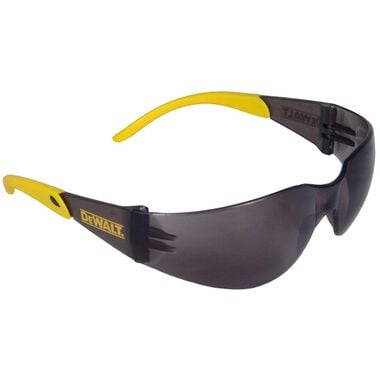 DEWALT Protector Safety Glasses Smoke/Yellow Frame Smoke Lens