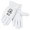 Black Stallion White Goatskin Leather A5 Cut Resistant Driver Gloves, small image number 1
