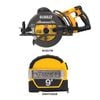 DEWALT 60V MAX 7-1/4 Inch Cordless Saw & 9 Ft. Pocket Tape Measure Bundle, small image number 2