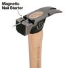 Klein Tools 22 Ounce Milled Face Hickory Handle Hammer, small image number 4