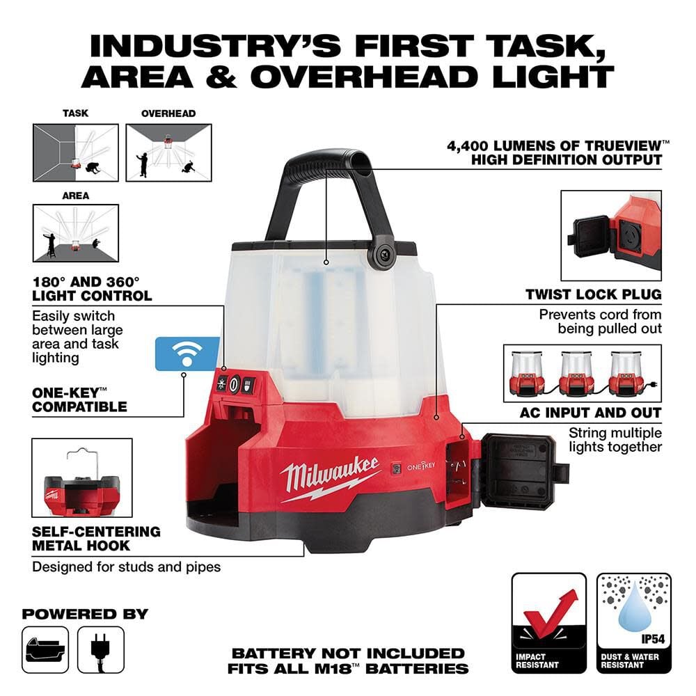 Milwaukee M18 Radius Cpt Site Light With One Key Twist Lock Bare Tool 2147 20 Simolary simolary.com 7