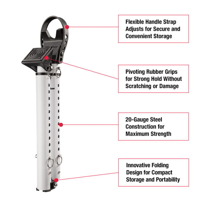 Master Lock 3-3/4 Inch 20-Gauge Steel Folding Door Security Bar, large image number 1