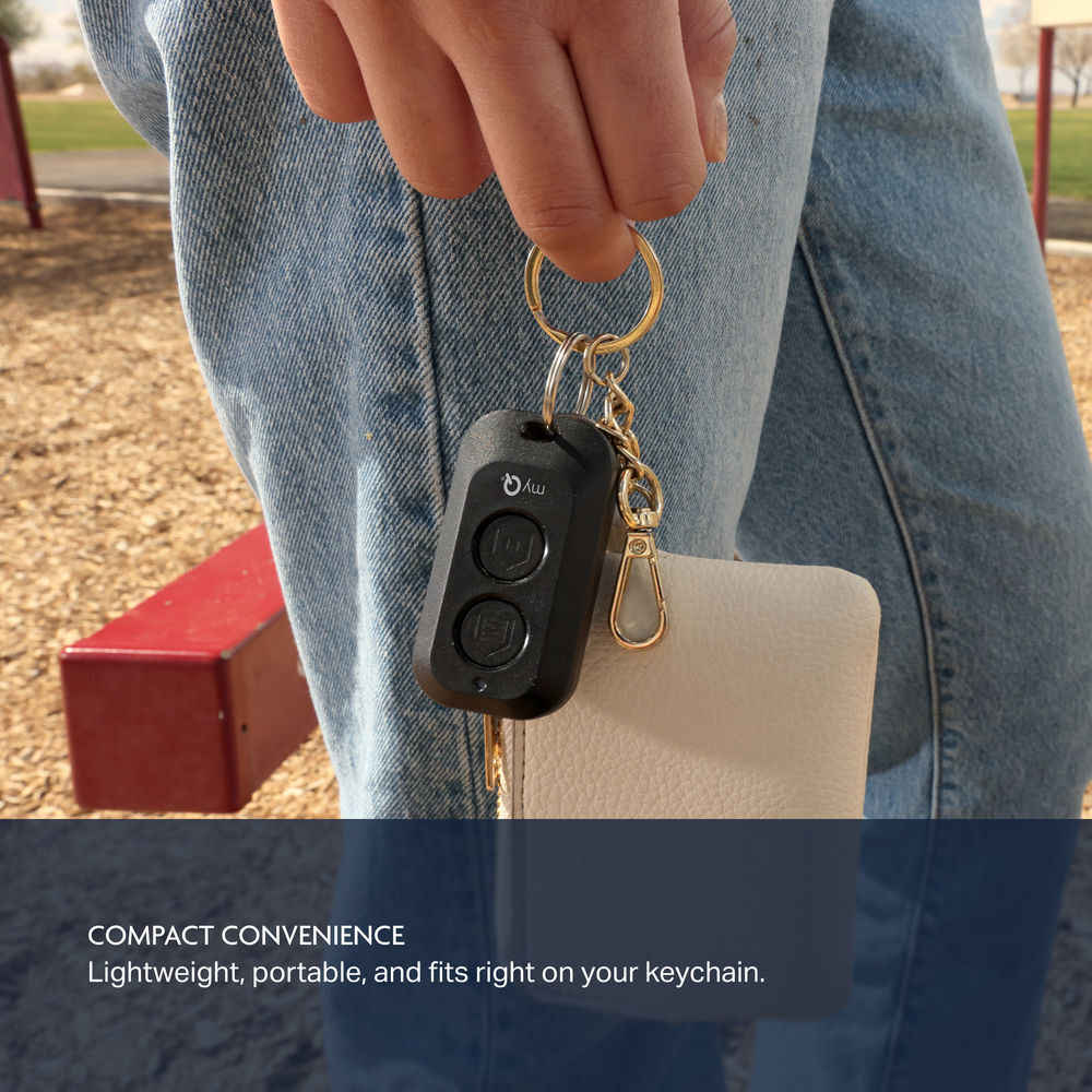 Chamberlain 2-Button Keychain Garage Door Remote, large image number 3