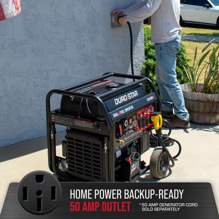 Duromax 14000 Watt Dual Fuel 49 State Inverter Generator with CO Alert, large image number 3