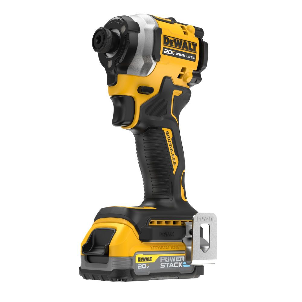 DEWALT ATOMIC Brushless Cordless 1/4in 3 Speed Impact Driver with POWERSTACK Compact Battery, large image number 2
