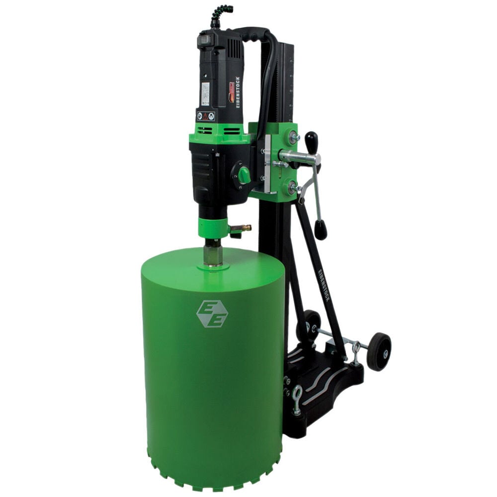 CS Unitec 3-Speed 14 Inch 120V Wet Core Drill with Easy Mount Anchor/Vacuum Stand & Vacuum Pump – EBM 352/3 PSV