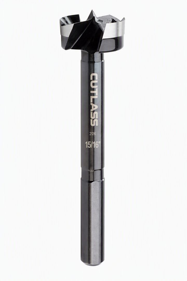Commander Tool BLACK SHARK Pro Forstner Bit Cutlass 15/16 Inch Forged Steel, large image number 1