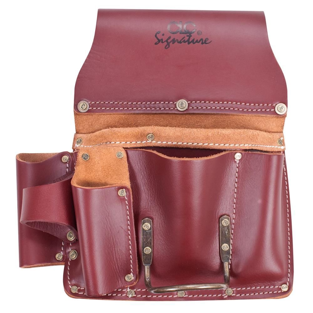 CLC Tool Pouch 11 Pocket Pro Drywallers Heavy Duty Leather, large image number 2