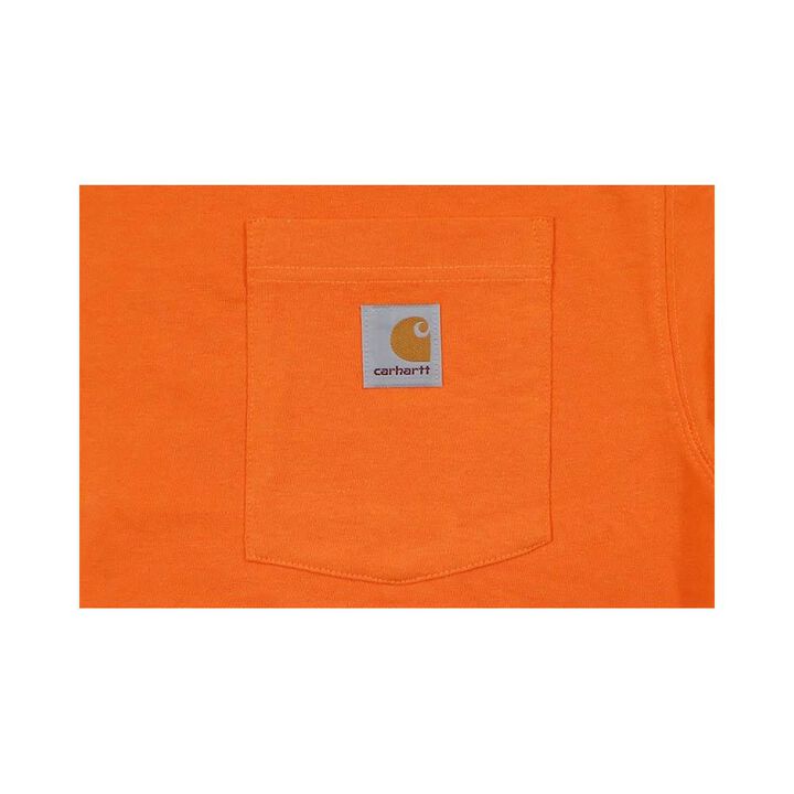 Carhartt Men's Cotton Short-Sleeve T-Shirt, Bright Orange, XL, large image number 3