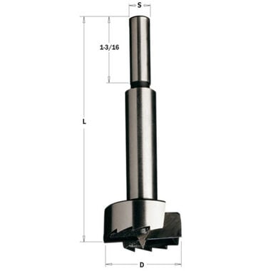 CMT 10mm Forstner Bit