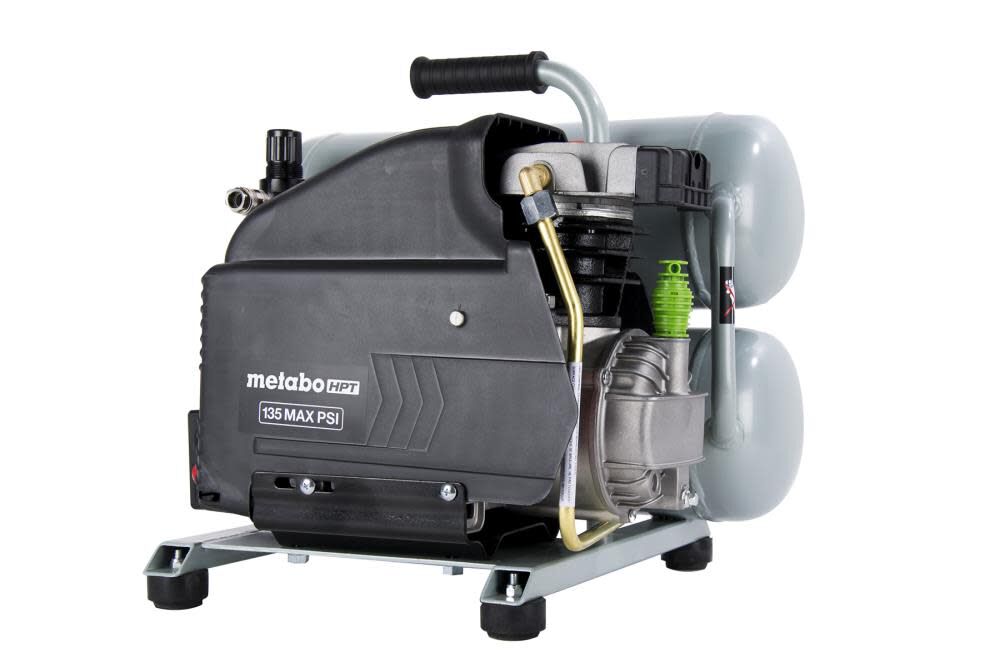 Metabo hpt ec99sm portable 4 gallon twin stack air compressor cheap