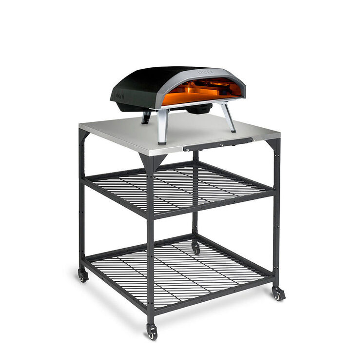 Ooni 31 Inch x 31 Inch x 35 Inch Powder Coated Large Modular Table, large image number 1