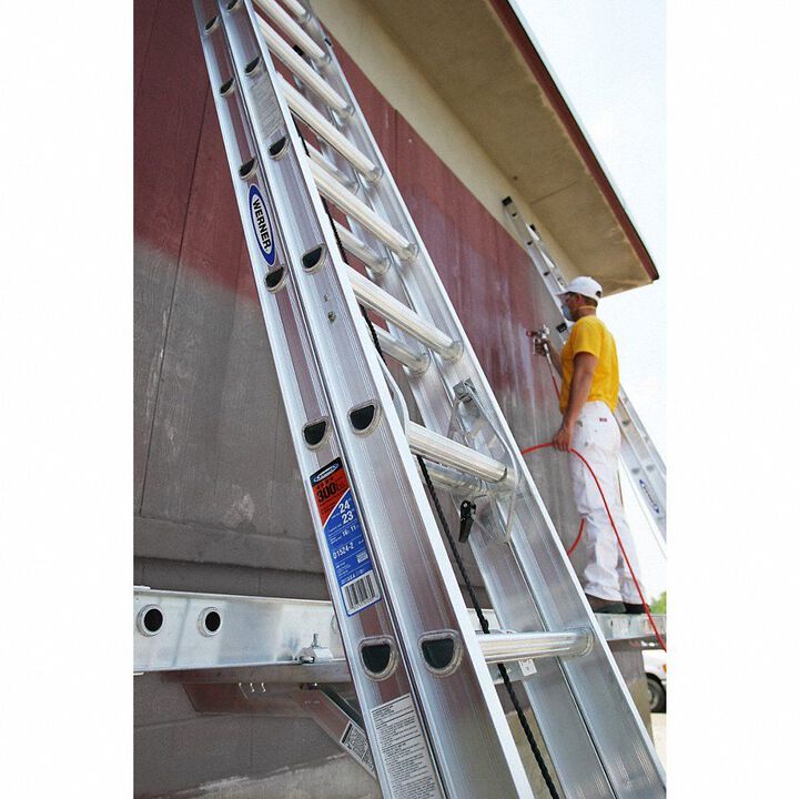 Werner D1500 Series 14 Ft 300 Lbs Aluminum Type IAA Straight Ladder, large image number 5