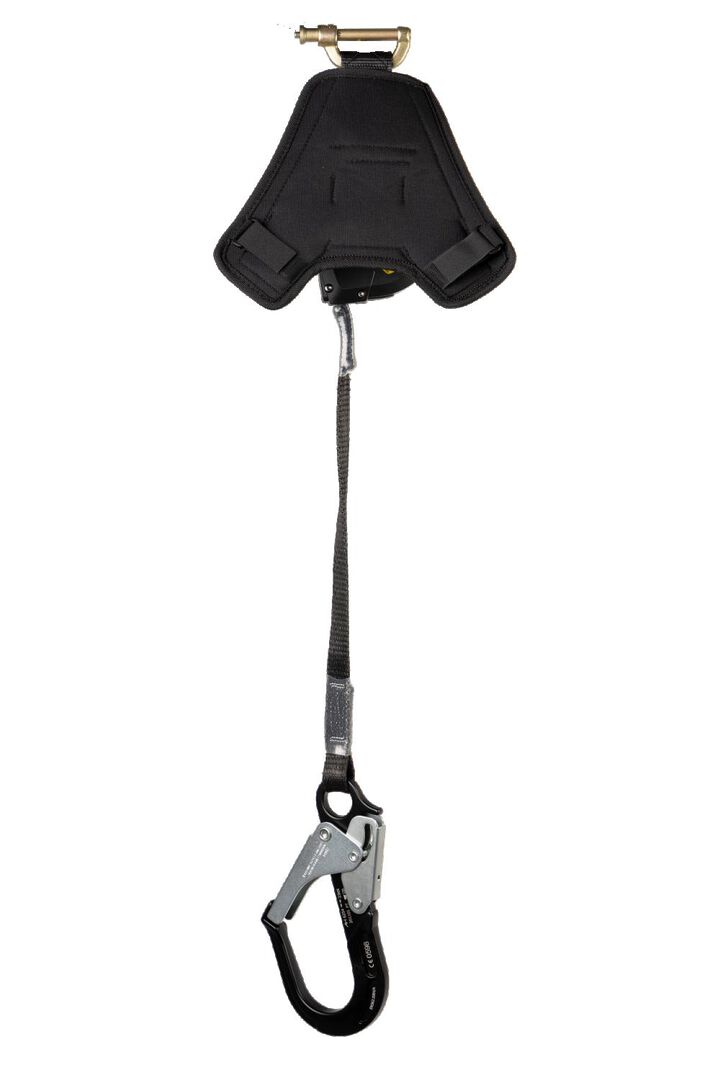 Werner Bantam 6' Web Leading Edge Self Retracting Lifeline with Al Rebar Hook, large image number 2