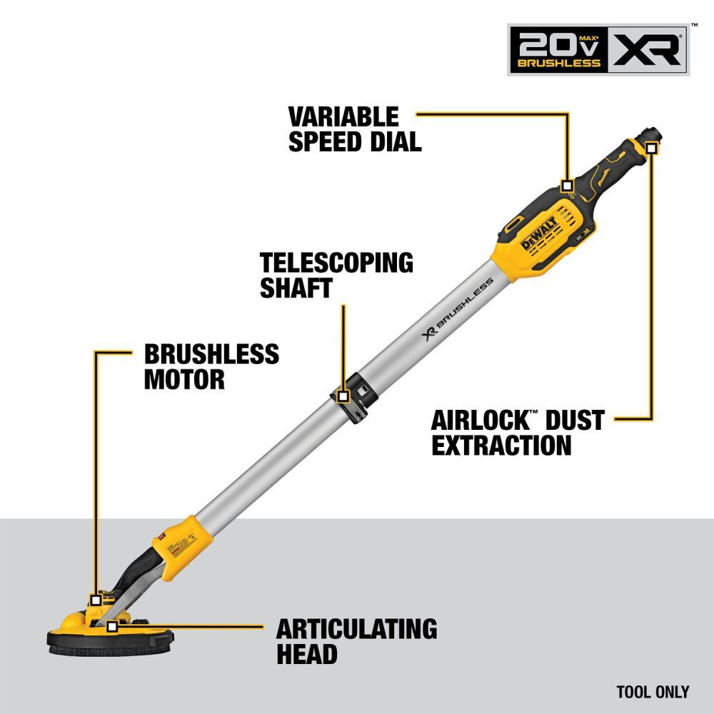 DEWALT 20V MAX Cordless Drywall Sander (Bare Tool) DCE800B Acme Tools