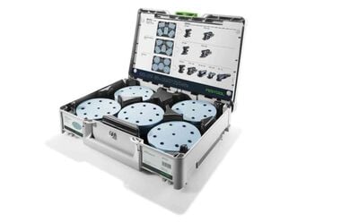 Festool SYS3 STF D125 GR Systainer with Abrasive Set