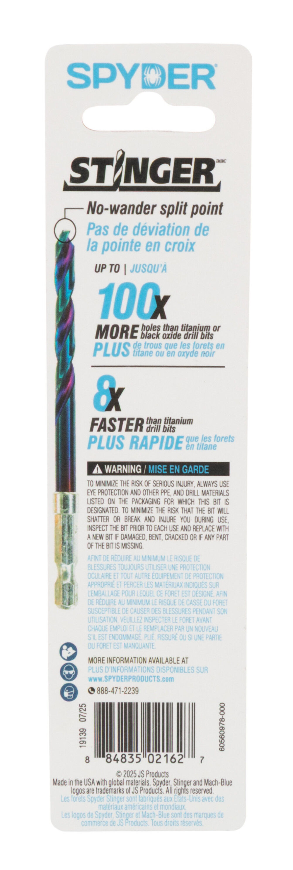 Spyder 17/64 Inch Hex Shank Drill Bit, large image number 8