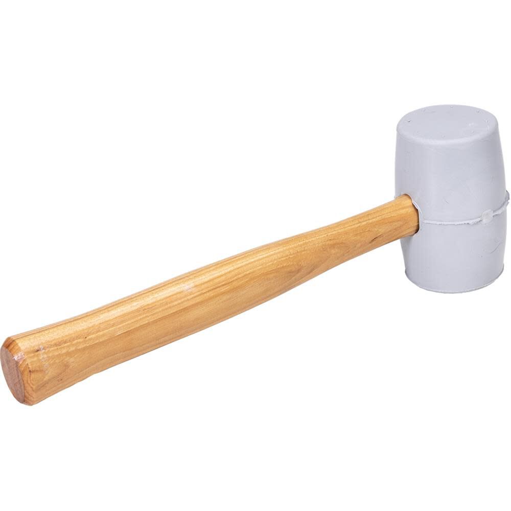 Vaughan RM2W 20 Oz 2-1/4 Inch Solid Gray Rubber Mallet, large image number 3