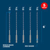 Bosch 5/32 Inch Blue Xtreme Bits, 5 Pieces, small image number 2