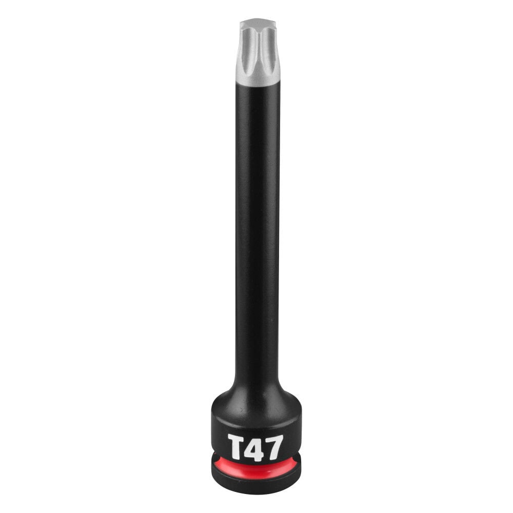 Milwaukee SHOCKWAVE Impact Duty 3/8 Inch Drive 4 Inch Torx T47 Bit Socket - 49-66-7353