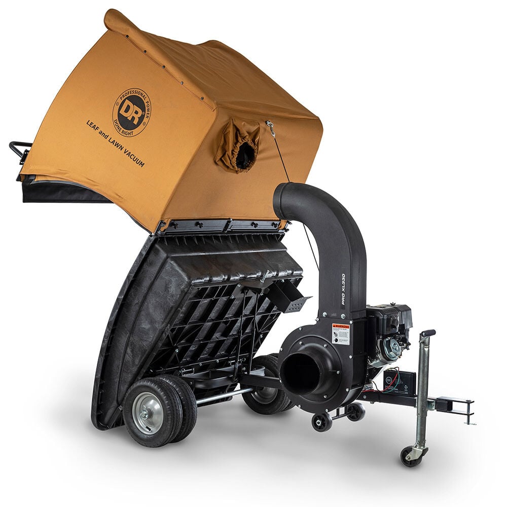 DR Power Equipment PRO XL330 11.7HP 389 cc Gas Powered Electric Start Tow Behind Leaf Vacuum, large image number 5