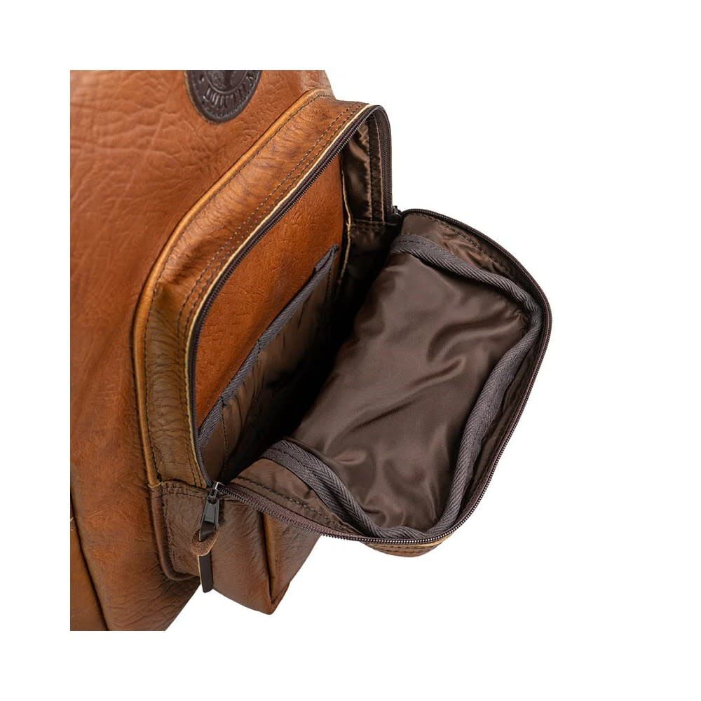 Duluth Pack Brown Bison Leather Standard Backpack, large image number 6