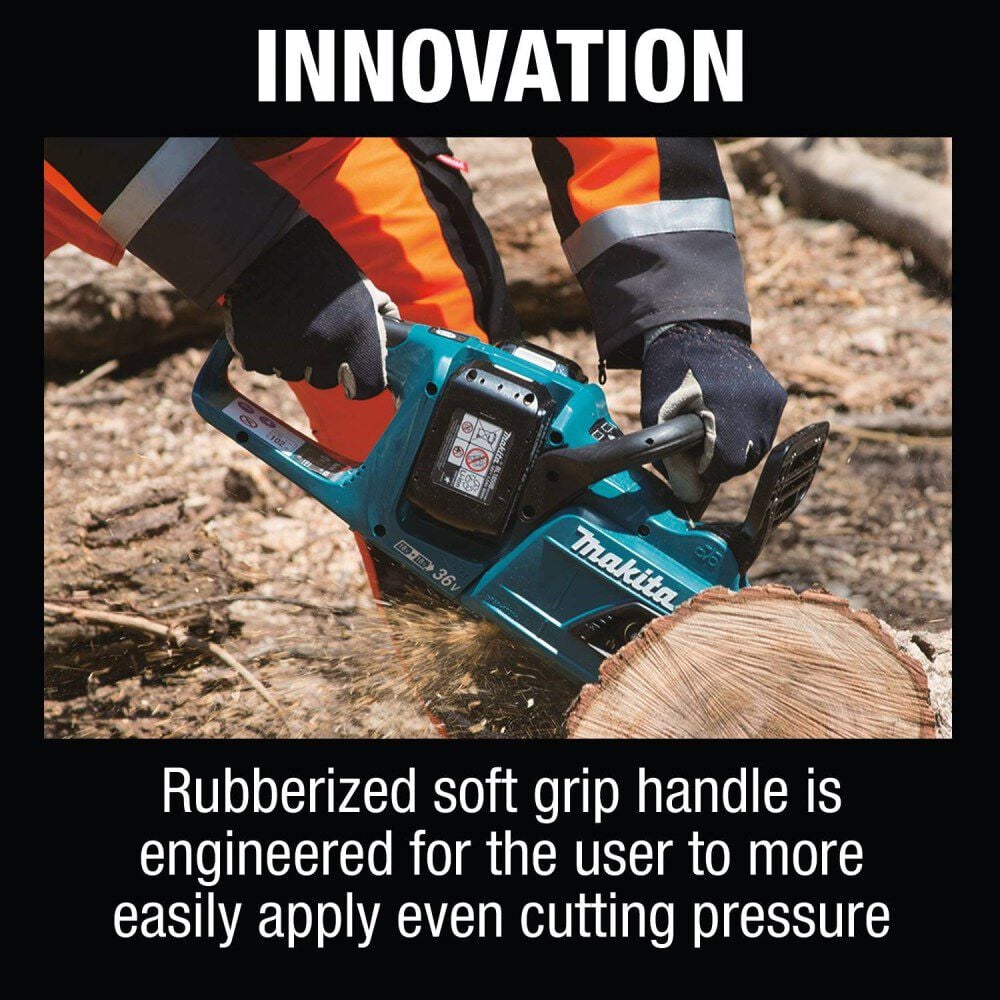 Makita 18V X2 (36V) LXT Lithium-Ion Brushless Cordless 14in Chain Saw Kit (5.0Ah), large image number 7