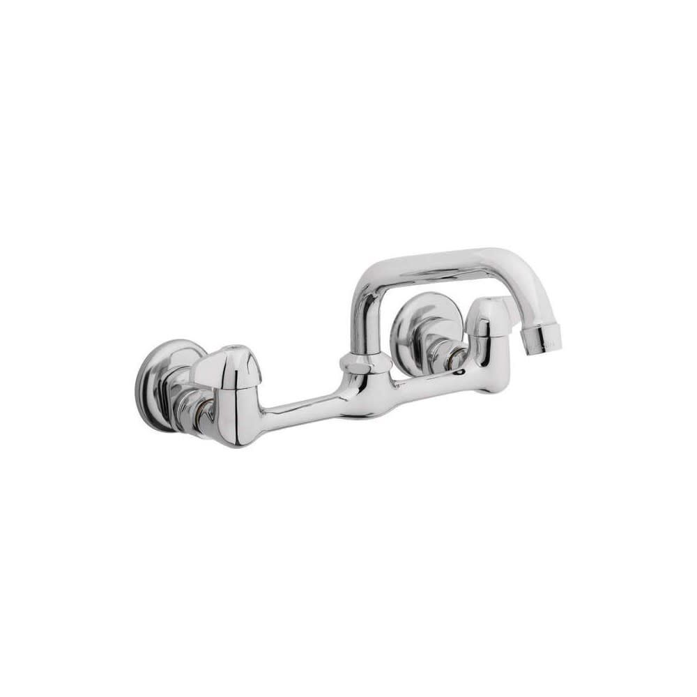 Homewerks Aerator Kitchen Faucet Chrome 2 Handle, large image number 2