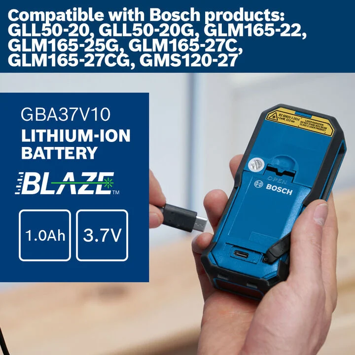 Bosch BLAZE Green Beam Laser Distance Measurer 165', large image number 8