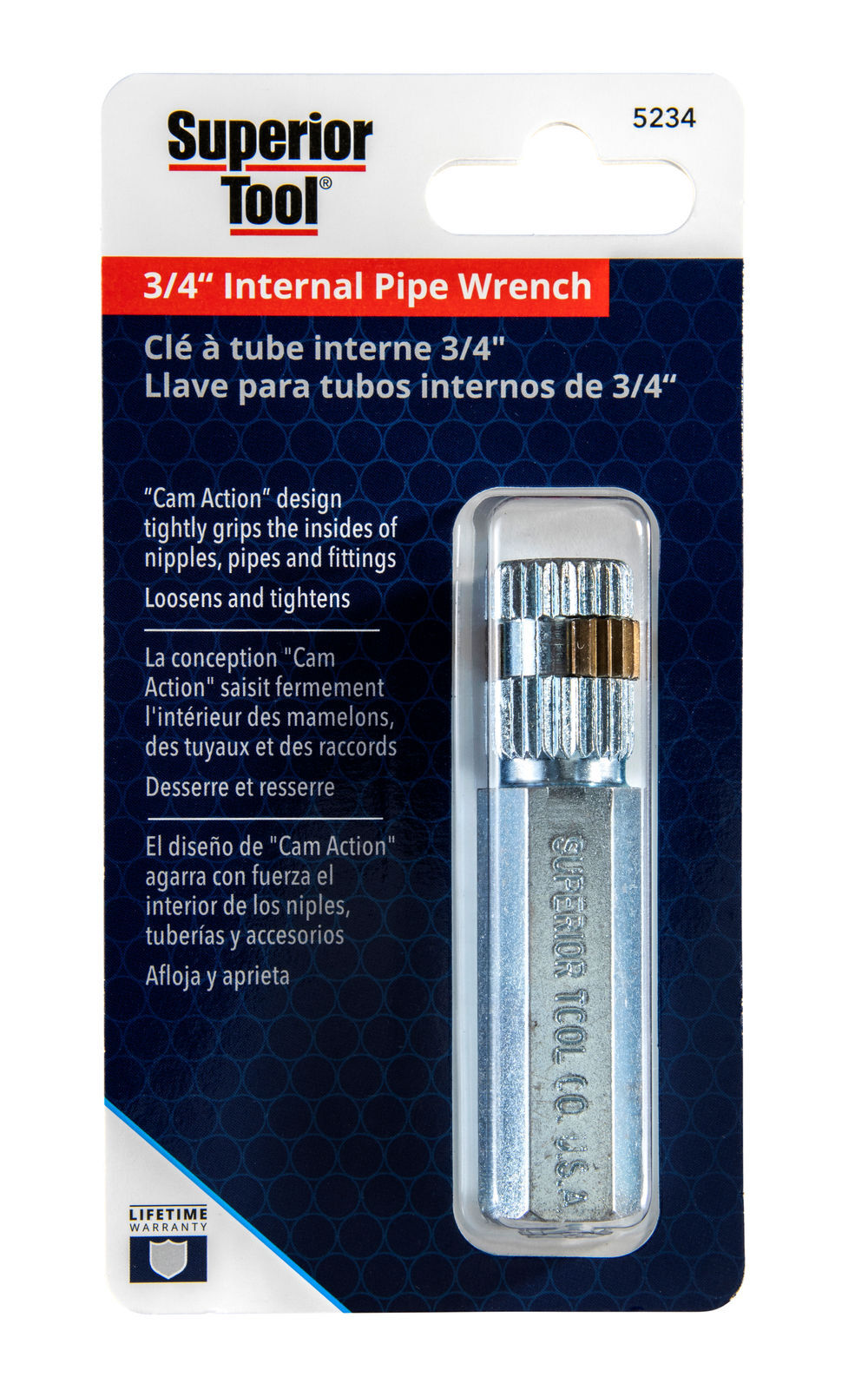 Superior Tool 3/4 Inch Internal Pipe Wrench, large image number 6