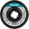 Makita X-LOCK 41/2in 120 Grit Type 27 Flat Blending and Finishing Flap Disc for X-LOCK and All 7/8in Arbor Grinders, small image number 1