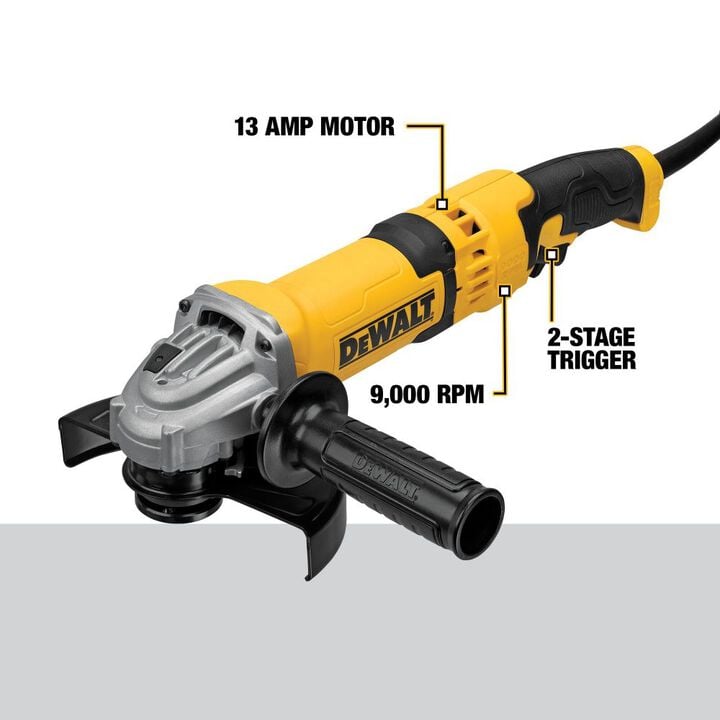 DEWALT 4-1/2 In.(115mm)- 6 In. (125mm) High Performance Trigger Switch Grinder, large image number 1