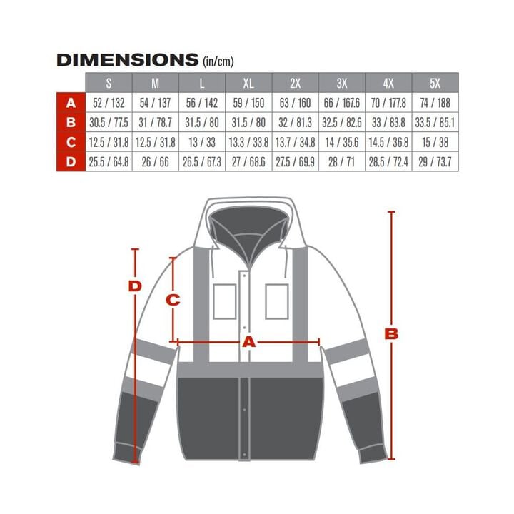 Protective Industrial Products PIP ANSI R3 Premium Plus Bomber Jacket, large image number 3