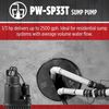 Red Lion 1/3HP 2500 GPH Sump Pump with Tethered Float Switch, small image number 4