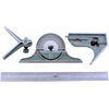 Chicago Brand Combination Square and Protractor 4 pc Set, small